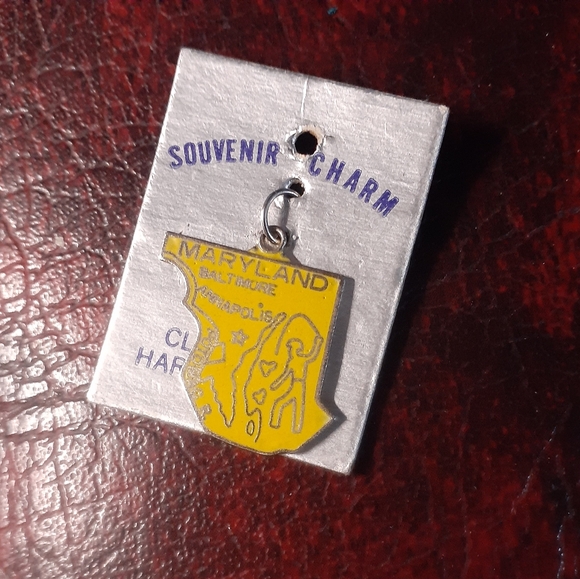 1960/1970's Maryland Enamel Cloisonne State Charm - Picture 3 of 13